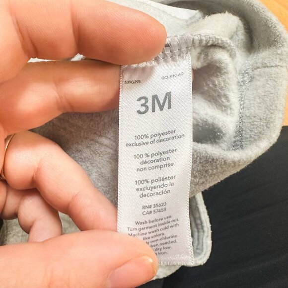 Carters Baby Girl Gray Sleeveless Fleece Owl Graphic Pocket Dress Size 3M - Picture 5 of 6